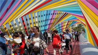 平山网红彩虹桥图片,平山网红打卡地，色彩斑斓的视觉盛宴”