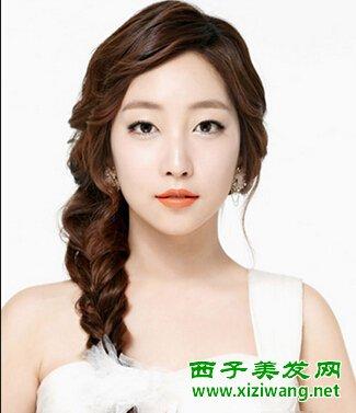 明星伴娘发型,时尚发型演绎华丽蜕变